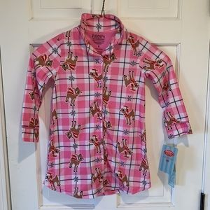 New Rudolph the Red Nose Reindeer Nightshirt Small‎